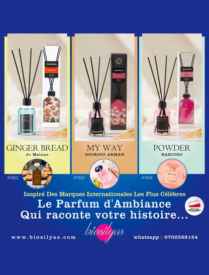 Parfum d'Ambiance Lot de (3 x 110ml) + Livraison gratuite